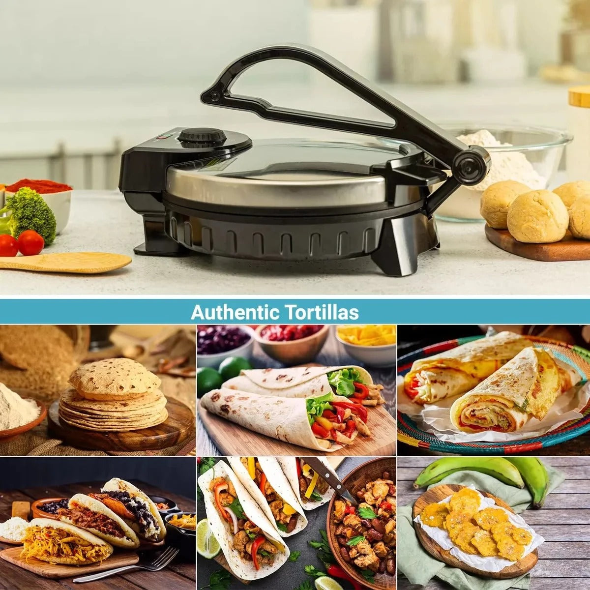 Electric Roti & Flatbread Maker