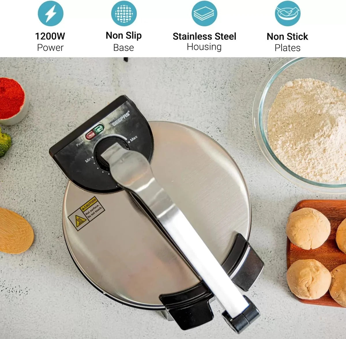 Electric Roti & Flatbread Maker