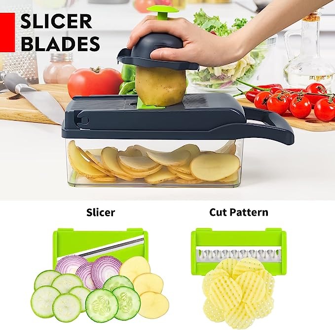 Multi-Function Vegetable Chopper & Slicer