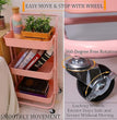 3-Tier Rolling Storage Trolley