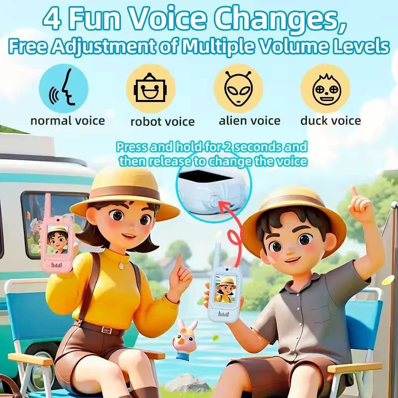 Kids Walkie-Talkie Camera Toy Set