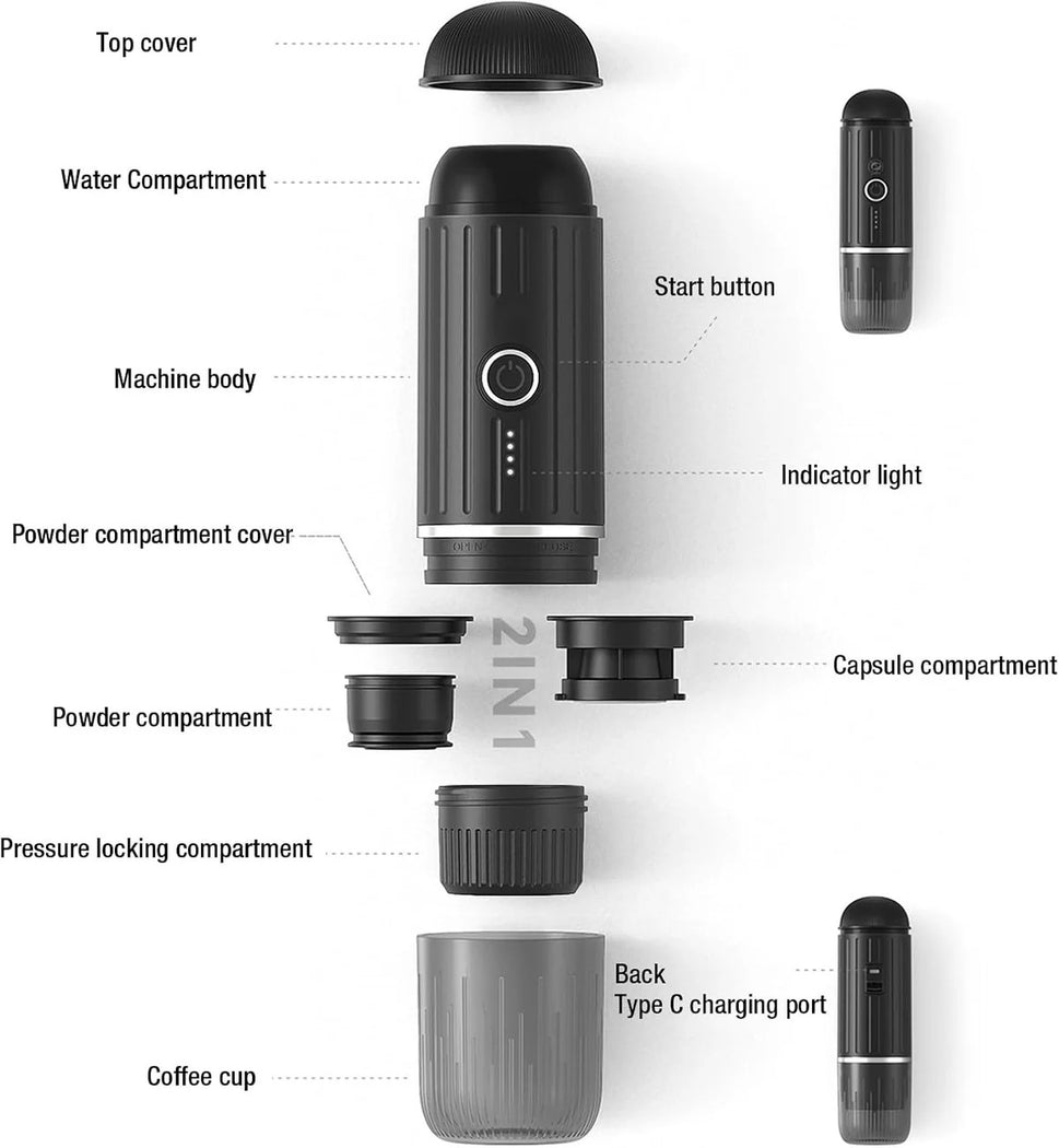 Compact Espresso Coffee Maker